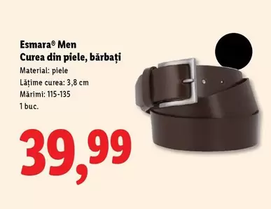 Curea din piele, bărbați