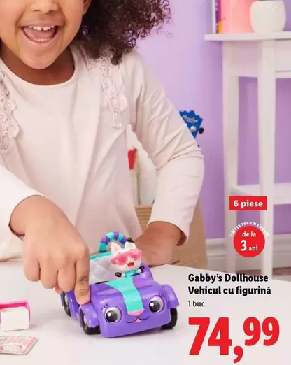 Gabby's Dollhouse Vehicul cu figurină