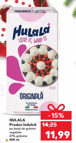 It - Produs îndulcit pe bază de grăsimi vegetale