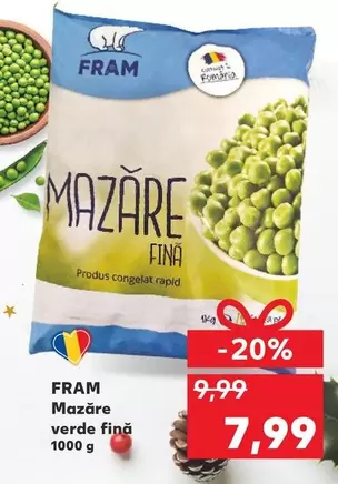 Mazăre verde fină