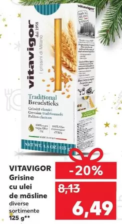 Grisine cu ulei de măsline