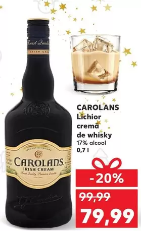 Lichior crema de whisky