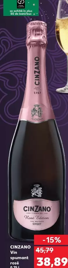Vin spumant rosé