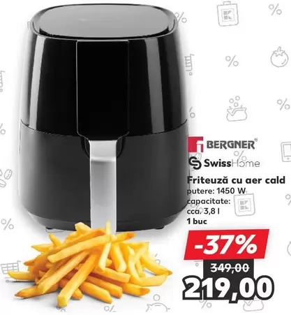 Friteuză cu aer cald