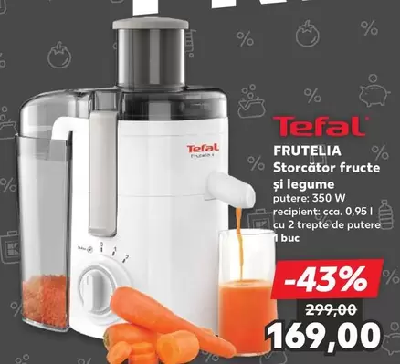 Tefal - FRUTELIA Storcător fructe şi legume