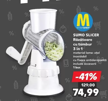 SUMO SLICER Răzătoare cu tambur 3 în 1