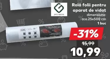 Rola folii pentru aparat de vidat