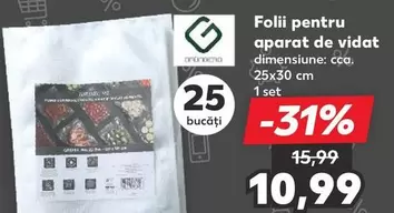 Folii pentru aparat de vidat