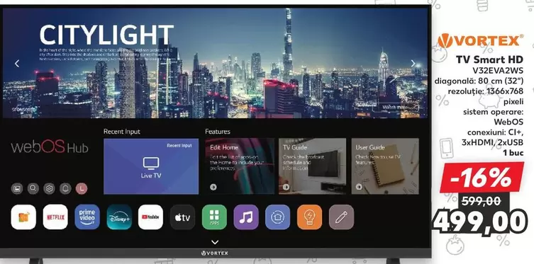 Prime - TV Smart HD V32EVA2WS