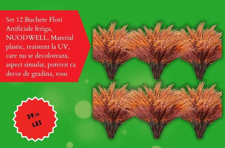 Set 12 Buchete Flori Artificiale feriga
