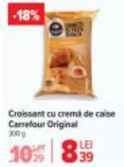 Croissant cu cremă de caise