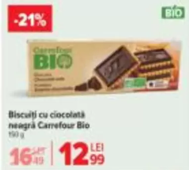Biscuiți cu ciocolată neagra