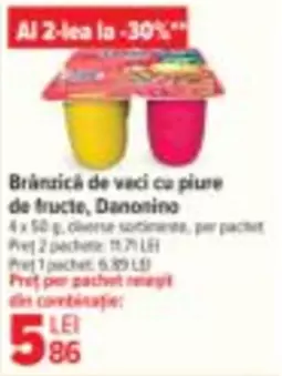 Bránzică de vaci cu plure de fructe