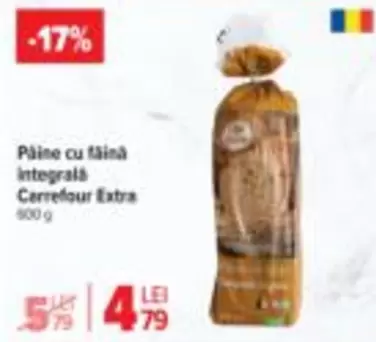 Paine cu făină integrală