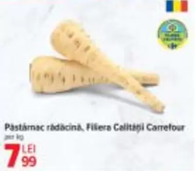 Păstârnac rădăcină, Filiera Calității Carrefour