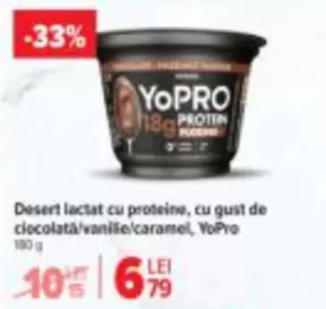 Desert lactat cu proteine