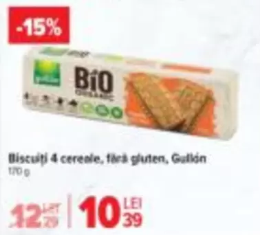 Biscuiți 4 cereale, fără gluten