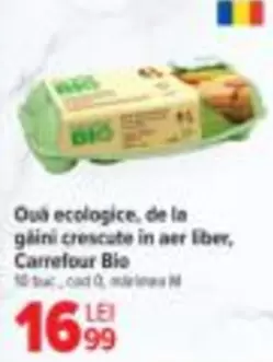 Ouă ecologice, de la găini crescute în aer liber