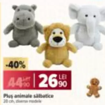 Plus animale sălbatice