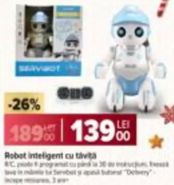 Robot inteligent cu tăviţă