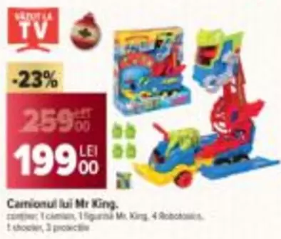 Camionul lui Mr King.