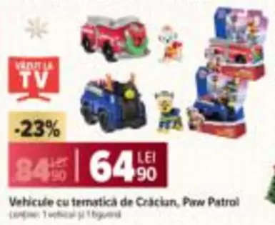 Vehicule cu tematică de Crăciun, Paw Patrol
