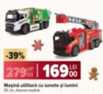 Mașină utilitară cu sunete și lumini