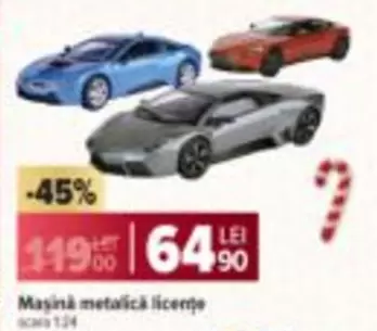 Mașină metalică licențe