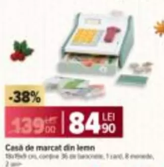 Casă de marcat din lemn