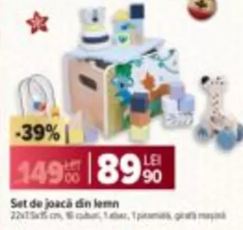 Set de joacă din lemn