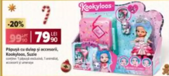 Păpuşă cu dulap si accesori, Suzie