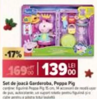 Peppa Pig - Set de joacă Garderoba,