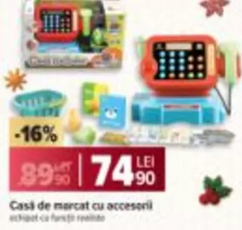 Casă de marcat cu accesorii
