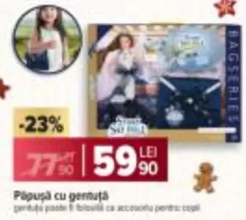 Păpușă cu gentuță