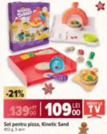 Set pentru pizza, Kinetic Sand