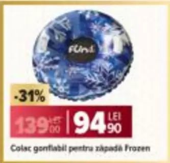 Frozen - Colac gonflabil pentru zăpadă