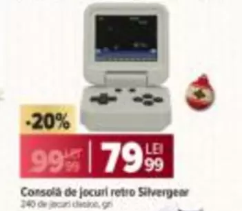 Consola de jocuri retro Silvergeor