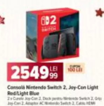 Nintendo - Switch 2, Joy-Con Light Red Light Blue