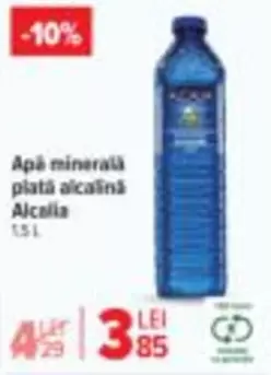 Apă minerală plată alcalină