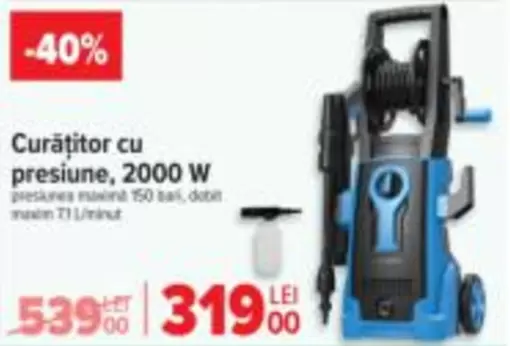 Curăţitor cu presiune, 2000 W