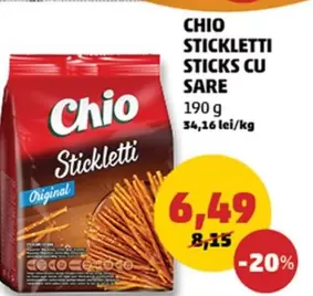 Chio - STICKLETTI STICKS CU SARE