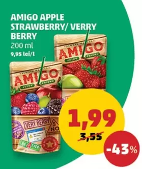 Amigo - APPLE STRAWBERRY/VERRY BERRY