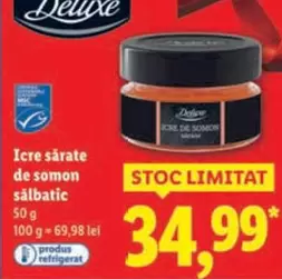 Icre sărate de somon sălbatic