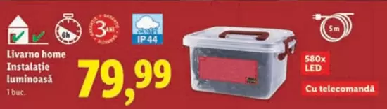 Instalație luminoasă