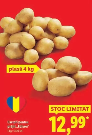 Cartofi pentru pråjit „Edison"