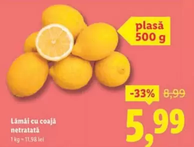 Lămãi cu coajă netratată