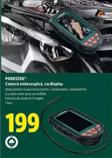 Cameră endoscopică, cu display