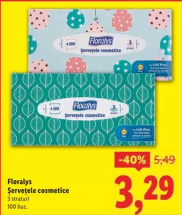 Şervețele cosmetice