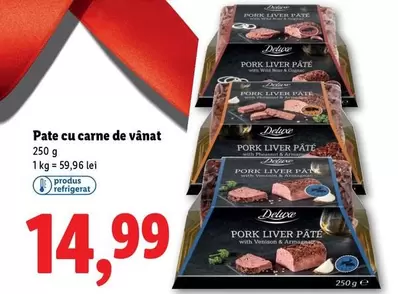 Pate cu carne de vânat