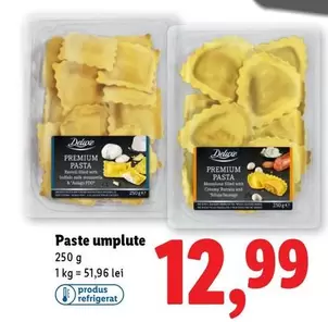 Paste umplute